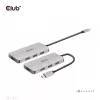 CLUB3D 4-Port USB-A Hub für USB-C – 10 Gbps schnelle Übertragung