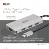 CLUB3D 4-Port USB-A Hub für USB-C – 10 Gbps schnelle Übertragung