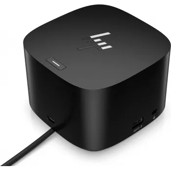 HP Thunderbolt Dock 120W G4, kabelgebunden, Thunderbolt 4, Schwarz, Kensington, China, Thailand, Taiwan, Business