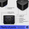 HP Thunderbolt Dock 120W G4, kabelgebunden, Thunderbolt 4, Schwarz, Kensington, China, Thailand, Taiwan, Business