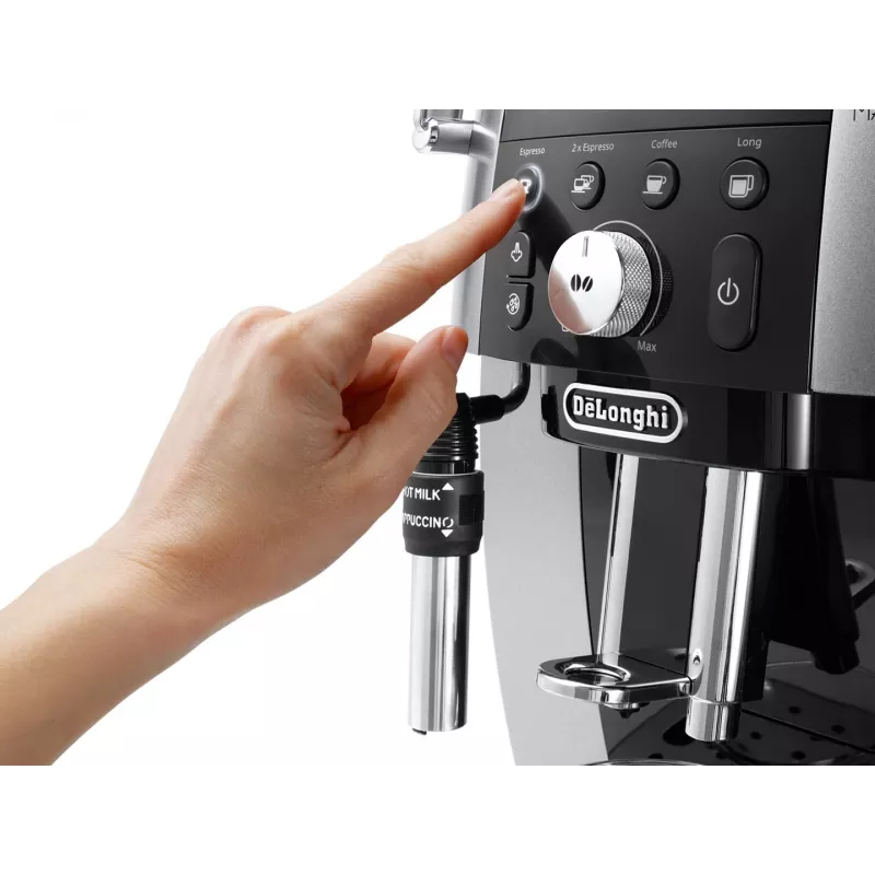 Espressomaschine De’Longhi Magnifica S Smart ECAM 250.23.SB — 1,8 l Wassertank, 250 g Bohnenbehälter, 15 bar, integriertes Mahlwerk