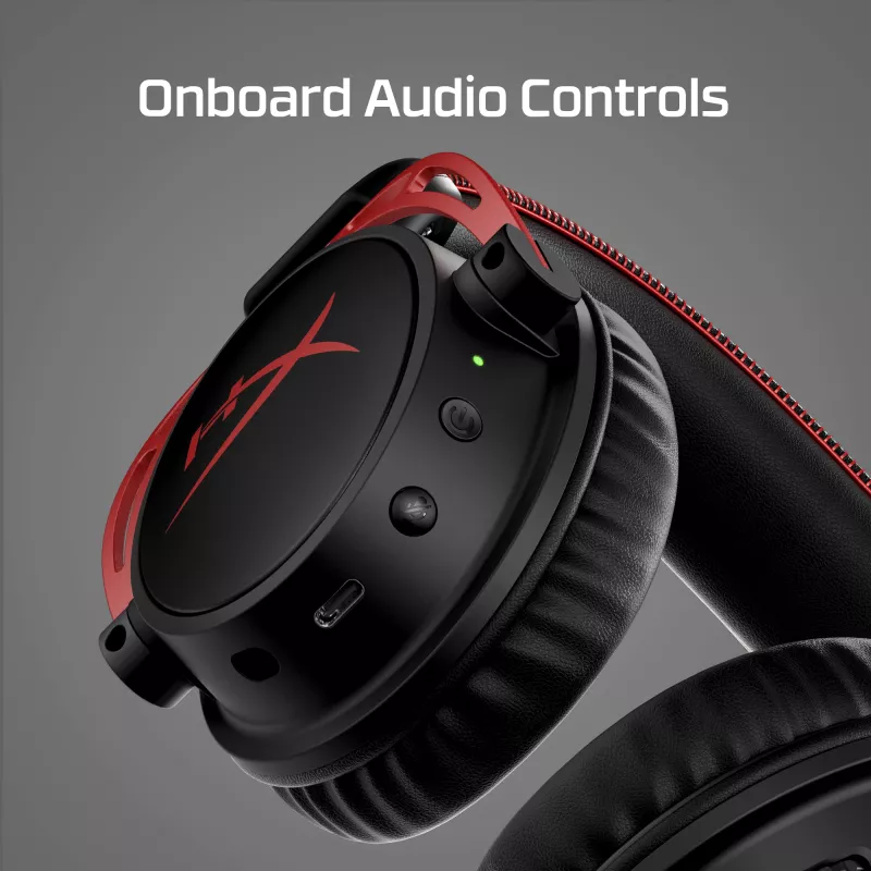 HyperX Cloud Alpha - Kabelloses Gaming-Headset (Schwarz-Rot)