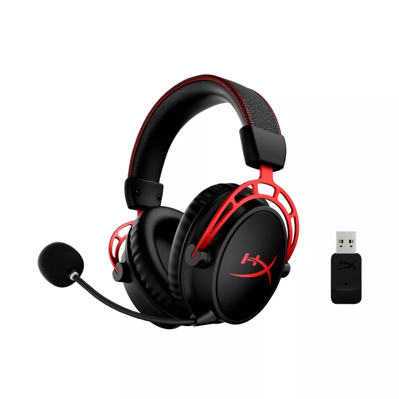 HyperX Cloud Alpha - Kabelloses Gaming-Headset (Schwarz-Rot)