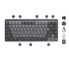 LOGITECH Mx Mechanical Mini Minimalist Wireless Illuminated Keyboard - Graphite Tactile Quiet Qwerty US/Int'l