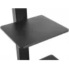 TV-Schrank Goobay 58526 Schwarz Stahl 1 Regalboden 650x400x1458 mm