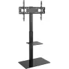 TV-Schrank Goobay 58526 Schwarz Stahl 1 Regalboden 650x400x1458 mm