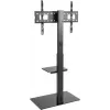 TV-Schrank Goobay 58526 Schwarz Stahl 1 Regalboden 650x400x1458 mm