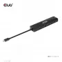 CLUB3D USB Gen1 Type-C, 6-in-1 Hub mit HDMI 8K30Hz, 2xUSB Type-A, RJ45 und 2xUSB Type-C, Daten- und PD-Ladung 100 Watt