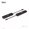 CLUB3D USB Gen1 Type-C, 6-in-1 Hub mit HDMI 8K30Hz, 2xUSB Type-A, RJ45 und 2xUSB Type-C, Daten- und PD-Ladung 100 Watt