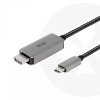 CLUB3D USB Gen2 Type-C auf HDMI 4K120Hz 8K60Hz HDR10 mit DSC1.2 aktives Kabel M/M 3m / 9.84ft