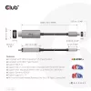 CLUB3D USB Gen2 Type-C auf HDMI 4K120Hz 8K60Hz HDR10 mit DSC1.2 aktives Kabel M/M 3m / 9.84ft
