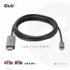 CLUB3D USB Gen2 Type-C auf HDMI 4K120Hz 8K60Hz HDR10 mit DSC1.2 aktives Kabel M/M 3m / 9.84ft