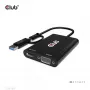 CLUB3D USB Gen1 Typ-C/-A zu Dual HDMI (4K/30Hz) / VGA (1080/60Hz)