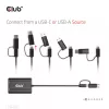 CLUB3D USB Gen1 Typ-C/-A zu Dual HDMI (4K/30Hz) / VGA (1080/60Hz)