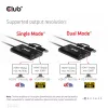 CLUB3D USB Gen1 Typ-C/-A zu Dual HDMI (4K/30Hz) / VGA (1080/60Hz)