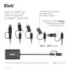 CLUB3D USB Gen1 Typ-C/-A zu Dual HDMI (4K/30Hz) / VGA (1080/60Hz)