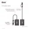 CLUB3D USB Gen1 Typ-C/-A zu Dual HDMI (4K/30Hz) / VGA (1080/60Hz)