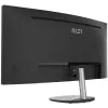 MSI Pro MP341CQ 34 Zoll Curved Monitor, 1500R, UWQHD (3440 x 1440), 21:9, 100Hz, VA, 4ms, HDMI, VGA, Integrierte Lautsprecher, Entspiegelt, Flimmerfrei, Weniger Blaulicht, TÜV-zertifiziert, VESA, Kensington, Schwarz