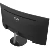 MSI Pro MP341CQ 34 Zoll Curved Monitor, 1500R, UWQHD (3440 x 1440), 21:9, 100Hz, VA, 4ms, HDMI, VGA, Integrierte Lautsprecher, Entspiegelt, Flimmerfrei, Weniger Blaulicht, TÜV-zertifiziert, VESA, Kensington, Schwarz