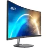 MSI Pro MP341CQ 34 Zoll Curved Monitor, 1500R, UWQHD (3440 x 1440), 21:9, 100Hz, VA, 4ms, HDMI, VGA, Integrierte Lautsprecher, Entspiegelt, Flimmerfrei, Weniger Blaulicht, TÜV-zertifiziert, VESA, Kensington, Schwarz