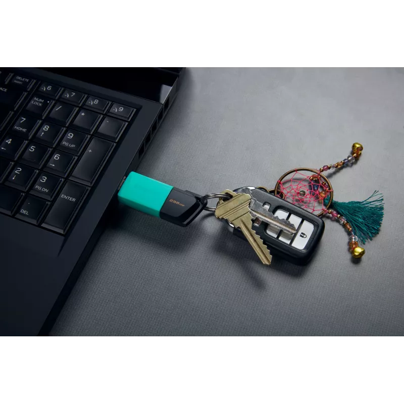 Kingston Technology DataTraveler 256GB USB3.2 Gen1 Exodia M (Schwarz + Türkis)