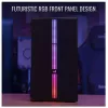 Aerocool Evo Mini RGB Micro-ATX-Mini-Tower-Gehäuse, Schwarz, mit Sichtfenster