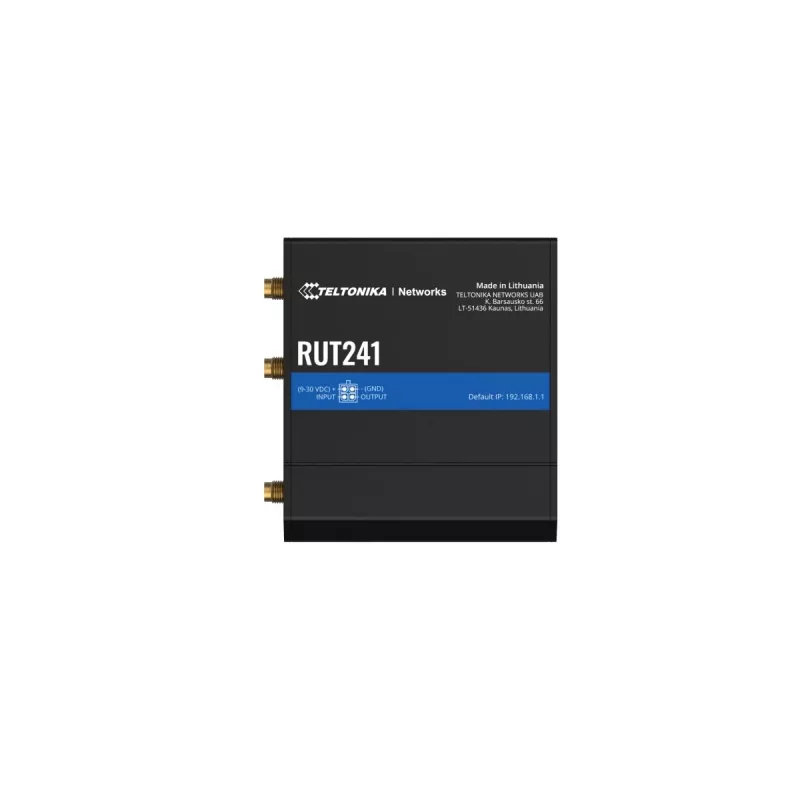 TELTONIKA RUT241 Industrial 4G/LTE Router Wi-Fi 802.11b/g/n 2xRJ45 10/100