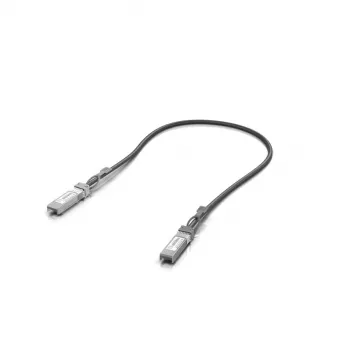 SFP+ Direktanschlusskabel UBIQUITI UACC-DAC-SFP10-0.5M — 0,5 m, 10 Gbit/s, SFP+ Stecker-Stecker, schwarz