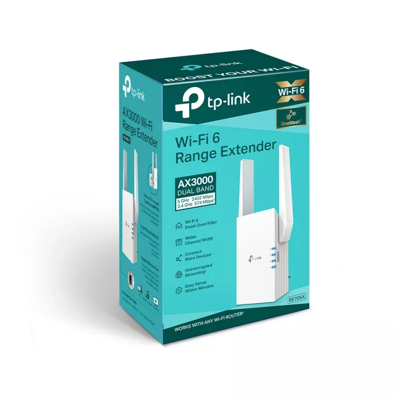 TP-Link RE705X Netzwerk-Extender Netzwerk-Sender und -Empfänger Weiß