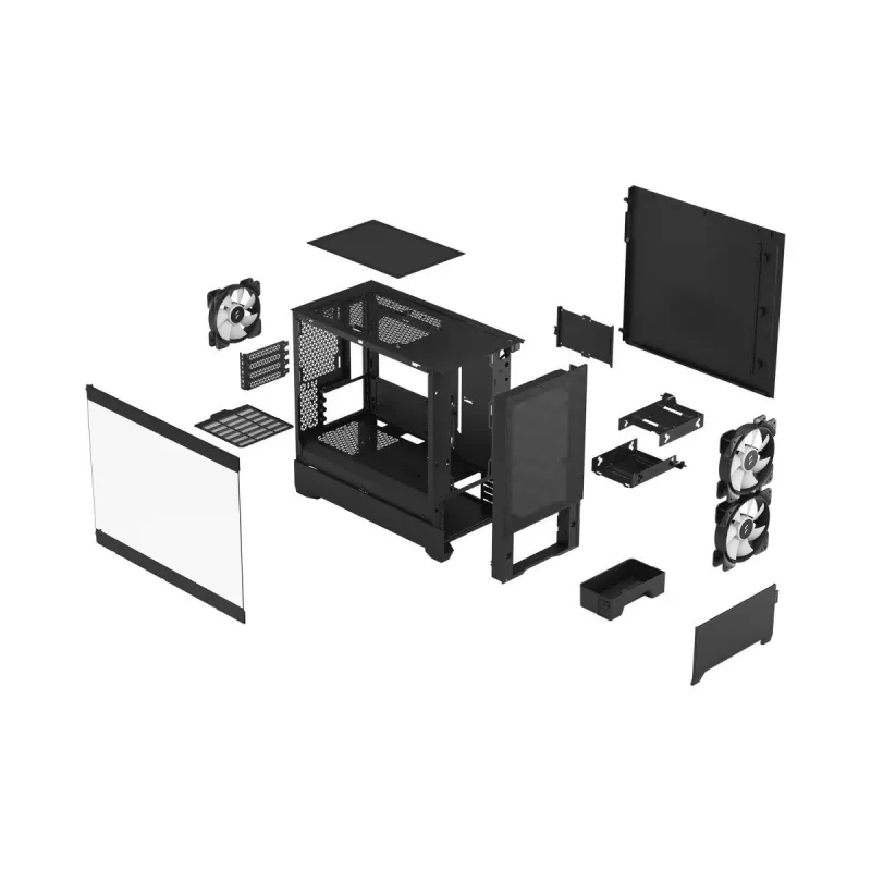 FRACTAL DESIGN Fractal Design Pop Mini Air RGB Schwarz TG Clear Tint