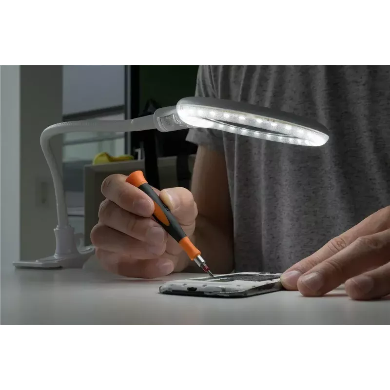 Goobay LED-Lupenlampe mit Standfuß und Klemme 6 W Vergrößerung 1.75x