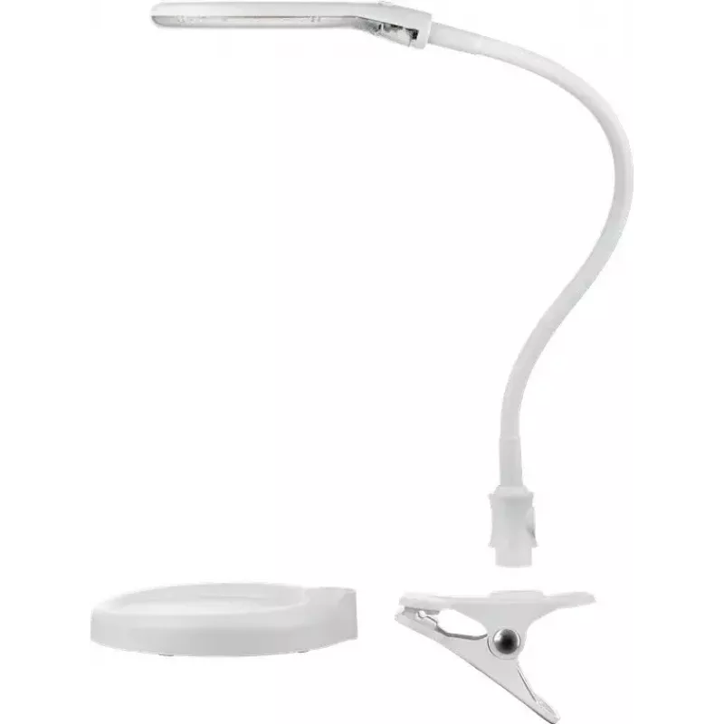 Goobay LED-Lupenlampe mit Standfuß und Klemme 6 W Vergrößerung 1.75x