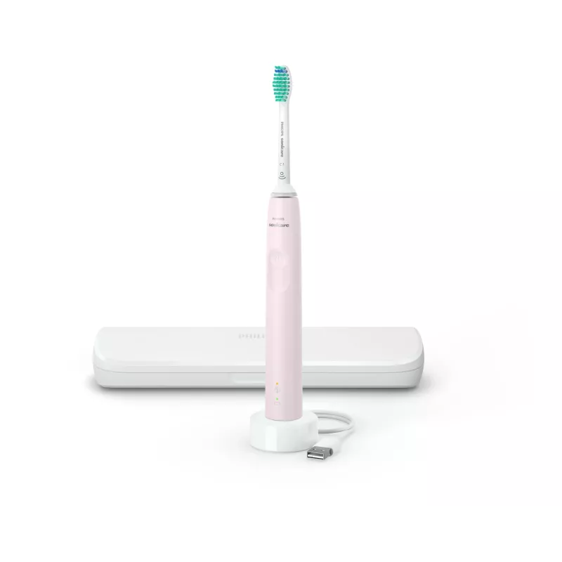 Philips 3100 Series HX3673/11 Sonic elektrische Zahnbürste mit Etui - Rosa