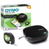 DYMO LetraTag 200B Bluetooth Etikettendrucker | Kompakter Etikettendrucker | Verbindet sich über drahtlose Bluetooth-Technologie mit iOS und Android | Enthält 1 weißes Papieretikettband | Schwarz