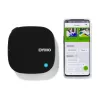 DYMO LetraTag 200B Bluetooth Etikettendrucker | Kompakter Etikettendrucker | Verbindet sich über drahtlose Bluetooth-Technologie mit iOS und Android | Enthält 1 weißes Papieretikettband | Schwarz