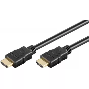 Goobay HDMI-Kabel 0,5 m Typ A Standard Schwarz 18 Gbit/s