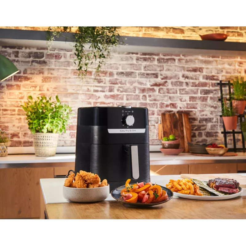 Tefal Easy Fry & Grill EY5018 Einzel 4.2 L Freistehend 1550 W Heißluftfritteuse Schwarz