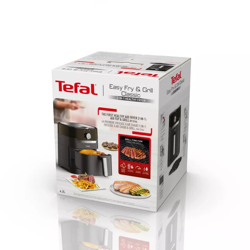 Tefal Easy Fry & Grill EY5018 Einzel 4.2 L Freistehend 1550 W Heißluftfritteuse Schwarz