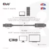 CLUB3D DisplayPort 1.4 auf HDMI 4K120Hz oder 8K60Hz HDR10 Kabel M/M 3m/9,84ft