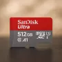WESTERN DIGITAL SanDisk Ultra micro SDXC 512GB plus SD Adapter 150MB/s A1 Class 10 UHS-I