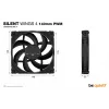be quiet! SILENT WINGS 4 | 140mm PWM Computergehäuselüfter 14 cm Schwarz 1 Stück