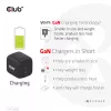 CLUB3D Reiseladegerät PPS 45W GAN-Technologie, Dual-Port USB Type-C, Power Delivery (PD) 3.0 Unterstützung