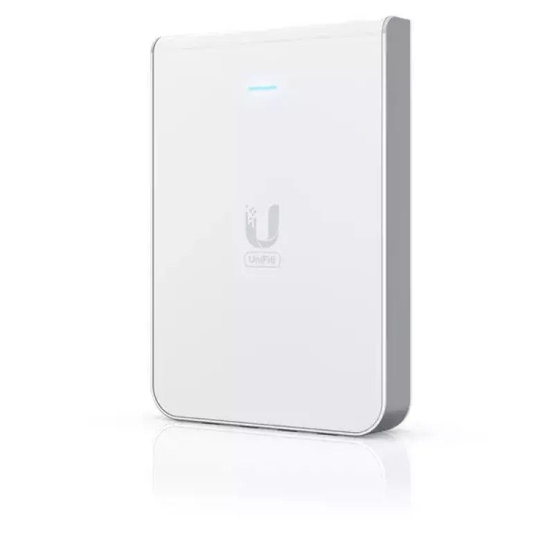 Access Point UBIQUITI Unifi 6 In-Wall U6-IW — Dualband 2,4/5 GHz, 4800 Mbit/s, 5x RJ-45, PoE, weiß