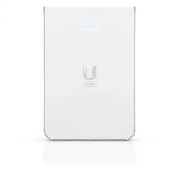 Access Point UBIQUITI Unifi 6 In-Wall U6-IW — Dualband 2,4/5 GHz, 4800 Mbit/s, 5x RJ-45, PoE, weiß