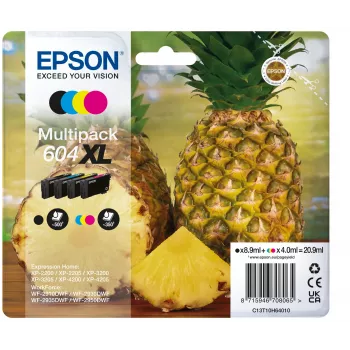 Epson 604XL Tintenpatrone 4 Stk. Original High (XL) Yield Schwarz, Cyan, Magenta, Gelb