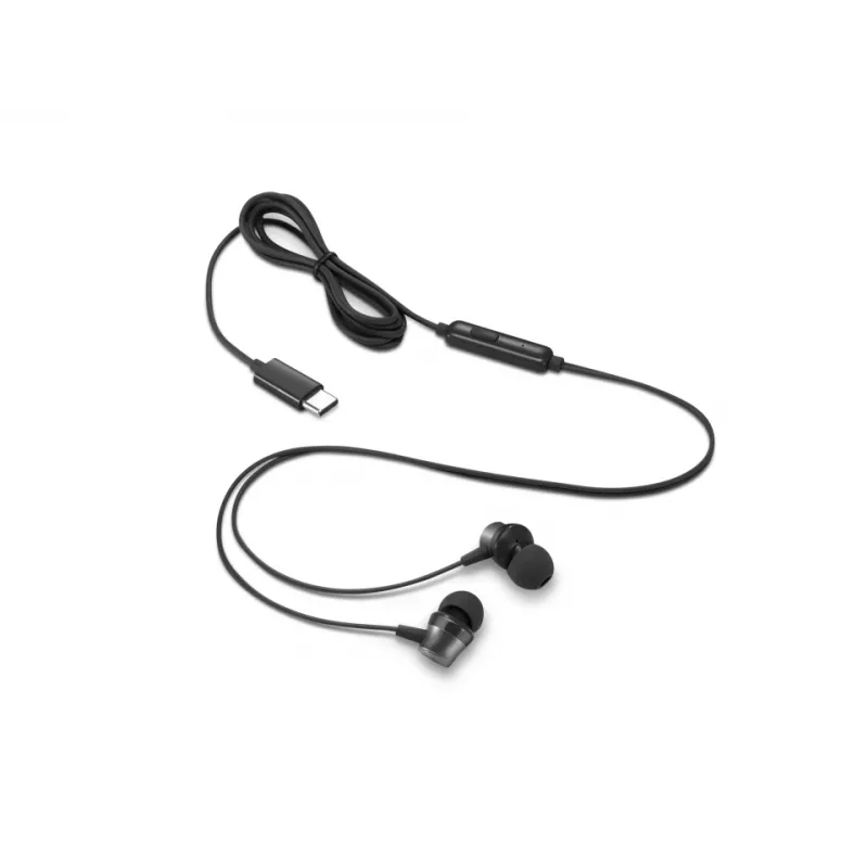 Lenovo 4XD1J77351 Kopfhörer / Headset Kabelgebunden Im Ohr Büro / Callcenter USB Type-C Schwarz