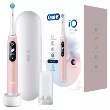 Oral-B 445197 elektrische Zahnbürste für Erwachsene Vibrationszahnbürste Pink, Weiß
