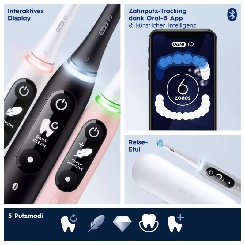 Oral-B 445234 elektrische Zahnbürste Erwachsene Vibrationszahnbürste Weiß