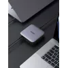 Ugreen 40914 Nexode 200W GaN Desktop-USB-C-USB-A-Ladegerät, für den Innenbereich, AC, 21 V, 5 A, 2 m, Schwarz, Grau