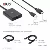CLUB3D HDMI + Micro USB zu DisplayPort™ 4K120Hz oder 8K30Hz M/F aktiver Adapter